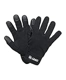 JAKO Unisex Feldspielerhandschuhe Fleece, Schwarz, 9