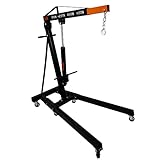 T-Mech 1000KG Werkstattkran Kran Motorkran Klappbar Motorheber Hebekran Motor Werkstatt...