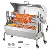 VEVOR Lammgrill, Spanferkelgrill, Spießbratengrill, 90 kg BBQ-Holzkohle-Spießgrill für ganzes...