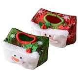 ABOOFAN 2 Stück Weihnachtliche Papierbox Abdeckung Mehrzweck Tissue Container aus Hochwertigem...