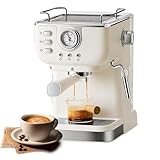 Espressomaschine, 1,5 Liter Multifunktionskaffeemaschinen, Druckpumpe Von 20 Bar, Italienische...