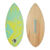 iBOARD Skipper-Skimboard mit Hochglanzbeschichtung, aus Holz, für Kinder, Anfänger, Jugendliche...