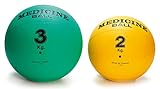 Der Sportler Medizinball Gummi 2 kg 3 kg 5 kg hochwertiger Gummimedizinball (3)