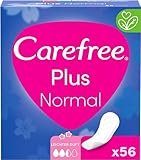 Carefree Slipeinlagen Plus Normal mit leichtem Duft (56 Stück), super saugstarke Slipeinlagen, um...
