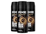 Axe Bodyspray Dark Temptation Deo ohne Aluminium bekämpft geruchsbildende Bakterien und unangenehme...