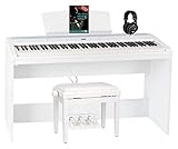 Steinmayer P-60 WM Stagepiano Home Set (88 Tasten und passendem Unterbau, Hammermechanik,...