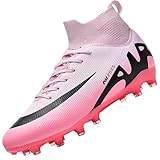 Csgkag Fußballschuhe Herren High Top Spike Cleats Professionelle Fussballschuhe Jugendliche...