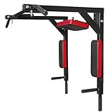 CCLIFE Multigriff Klimmzug Wandmontage Dip station 2in1 Pull Up Bar Klimmzugstange Wand...