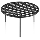 BBQ-Toro Gusseisen Grillrost Ø 35 cm mit 3 Beinen | rund | Dutch Oven Untersetzer, Grill Zubehör |...