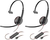 POLY Headset Blackwire C3210 Mono USB-C/A (Packung mit 2)