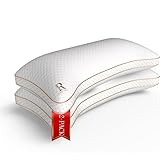 Royal Therapy King Memory-Foam-Kissen, verstellbar, geschreddert, geruchsfrei, Kissen zur...