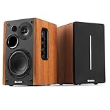 Audizio KS01B Regal Lautsprecher Set | Aktiv 120W HiFi Boxen mit Bluetooth und DSP | Aktive Stereo...