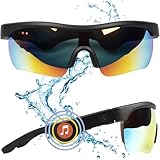 Soundeus® Sonnenbrille mit Lautsprecher - Sonnenbrille Bluetooth Brille - UV 400 Wasserdichtigkeit...