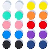 DUJEQM Magnete für Magnettafel, Stark, 20 Stück 10 Farben, Magnet Kühlschrankmagnete, Whiteboard...