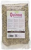NATURACEREAL Quinoa, bunt (schwarz+weiß+rot), 1.000g (1x1kg) - Glutenfrei und eiweißreich,...