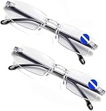 PENCHUAN 2 Stück Autozoom Lesebrille, Auto Zoom Lesebrille Herren Damen, Reading Glasses Nah und...