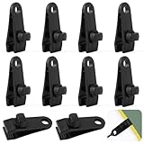 10 Stück Planenspanner Tarp Clips Zeltplanen Planenclips Kunststoff Planenbefestigung Camping Zelt...