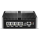 HAICOTECH Micro Firewall Appliance, Mini PC, OPNsense, VPN, Router PC, Celeron J6412, Fanless...