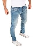 WOTEGA Alistar - Herrenjeans Slim Fit - Stretch Jeans Hose - Baumwoll Männer Jeanshose, Blau...