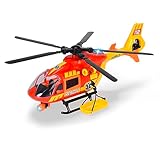 Dickie Toys - Rettungs-Hubschrauber Airbus H145 (36 cm) - Spielzeug-Helikopter mit...