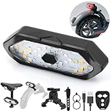 FXINRUIA E Scooter Blinker，Scooter Rücklicht LED Scooter Blinker USB-Aufladung mit...