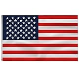 USA FLAG American Flag 3x5 FT- Amerikanisch Flagge USA Fahne Indoor/Outdoor Quality Polyester with...