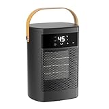 Mini Elektrischer Heizlüfter, 1500W PTC Keramikheizung, Energiesparend Und Leise, 70°Oszillation...