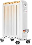 KESSER® Ölradiator energiesparend 2500W | Thermostat, Schnell Heizlüfter | Elektroheizung...