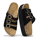 Project Cloud Plateau-Sandalen aus echtem Leder, Damenschuhe, bequeme Keilabsätze mit...