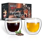 freshmaster Espressotassen Espresso Gläser - Barista Premium Qualität für besten Espresso Genuss...