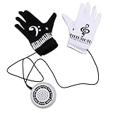DECOMELODY Elektrische Piano Handschuhe mit Musikfunktion Tragbare Musikhandschuhe mit Innovativem...