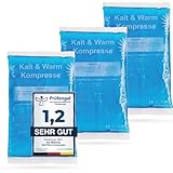 IEA Medical Kalt Warm Kompressen | 3er Set | 12x20 cm | Kühlpacks für Prellungen, Insektenstiche...