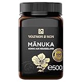 Watson & Son Manuka Honig MGO 100+ 500g | Premium Qualität direkt aus Neuseeland
