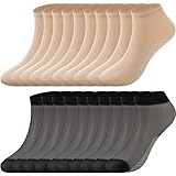 Utensilsto 20 Paar Nylonstrümpfe Damen Nylon Socken, Matt Transparente Nylon Feinsöckchen, 20 DEN...