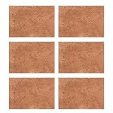 ABOOFAN 6 Stück Teiliges Saxophon Halskork Ersatzset Langlebige Korkplatten für Alto Sopran und...