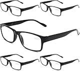 Gaoye 5 pack Lesebrillen Sehhilfe Augenoptik Brille Lesehilfe für Damen Herren von 2,50