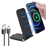 15W Induktive Ladestation Wireless Charger, Schnelles Kabelloses Ladegerät Handy Ständer für...