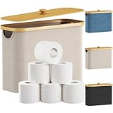 Lifewit 30L Toilettenpapier Aufbewahrungskorb, Bambus Badezimmer Organizer, Badezimmer...