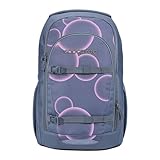 coocazoo Schulrucksack Every „Swirl Whirl“, lila-rosa, ergonomischer & anpassbarer Tornister,...