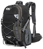 DCmount Wanderrucksack 40l Damen Herren Rucksack Wasserdicht Reiserucksack mit Regenschutz