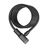 ABUS Spiralkabelschloss Primo 5510K/180 - Fahrradschloss aus 10 mm starkem, flexiblem Kabel...