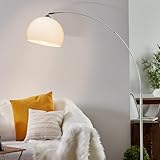Lightbox Bogenlampe | 1,66 m Höhe, Ø 27 cm | dekorative Stehleuchte mit schwenkbarem Kopf &...