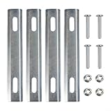 Verstellbarer Gepäckträger für Elektro- und Falträder, einfache Installation (Silber)