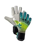 Erima Erwachsene Flex RD Robusto Torwarthandschuh, Petrol/Lime/schwarz, 10