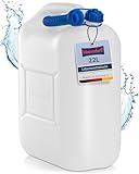 hünersdorff Wasserkanister ECO mit Auslaufrohr und unverlierbarer Deckelverschraubung, 22 L (mit...