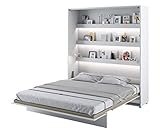 Schrankbett Bed Concept, Wandklappbett mit Lattenrost, V-Bett, Wandbett Bettschrank Schrank mit...