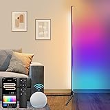 Fortand LED Ecklampe, WiFi RGBCW Stehlampe Wohnzimmer Dimmbar LED Standleuchte Kompatibel mit...