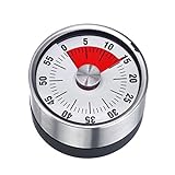 Westmark Kurzzeitmesser/Küchentimer, mechanisch, magnetisch, 1-60 Minuten, Edelstahl/Kunststoff,...
