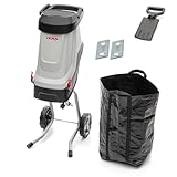 IKRA Elektro Gartenhäcksler Messerhäcksler IMH 2800, inkl. Fangsack 45l, 2800W, inkl. 2x...