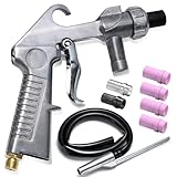 Sandstrahlpistole Kit, Sandstrahler für Luftkompressor Rostentfernung, Abrasive Sandstrahlpistole...